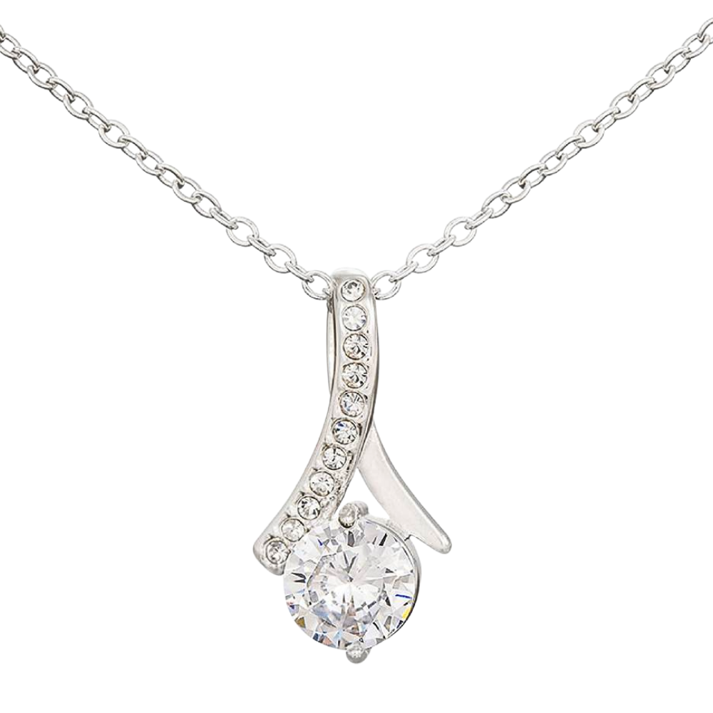To My Bonus Sister – 'You Are Family' Alluring Beauty Necklace Gift Set – BT01