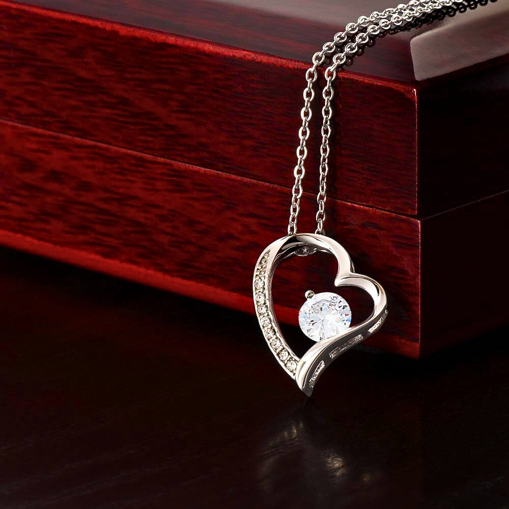 To My Bonus Daughter - "Forever My Own" Forever Love Necklace Gift Set - BD01