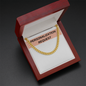 [PERSONALIZED] Cuban Link Chain Necklace Gift Set - AWSW