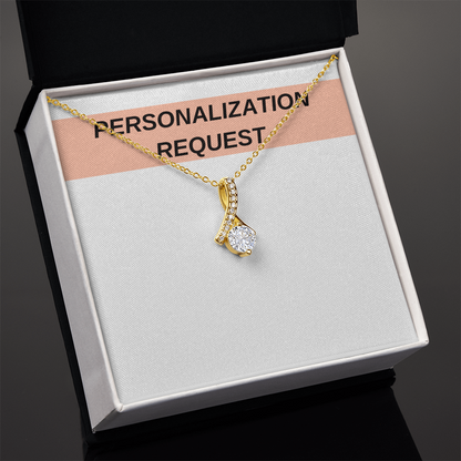 [PERSONALIZED] Alluring Beauty Necklace Gift Set - AWSW