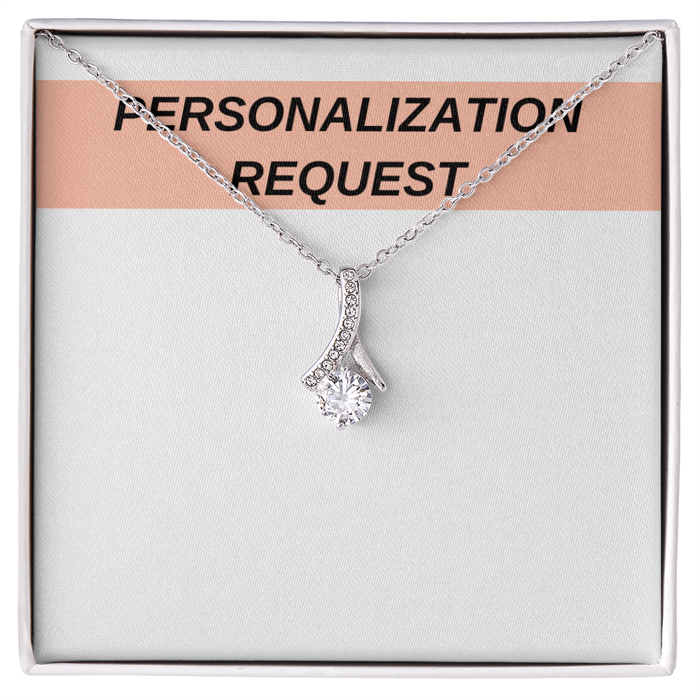 [PERSONALIZED] Alluring Beauty Necklace Gift Set - AWSW