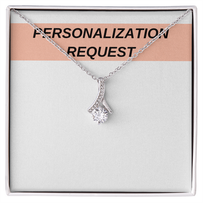 [PERSONALIZED] Alluring Beauty Necklace Gift Set - AWSW
