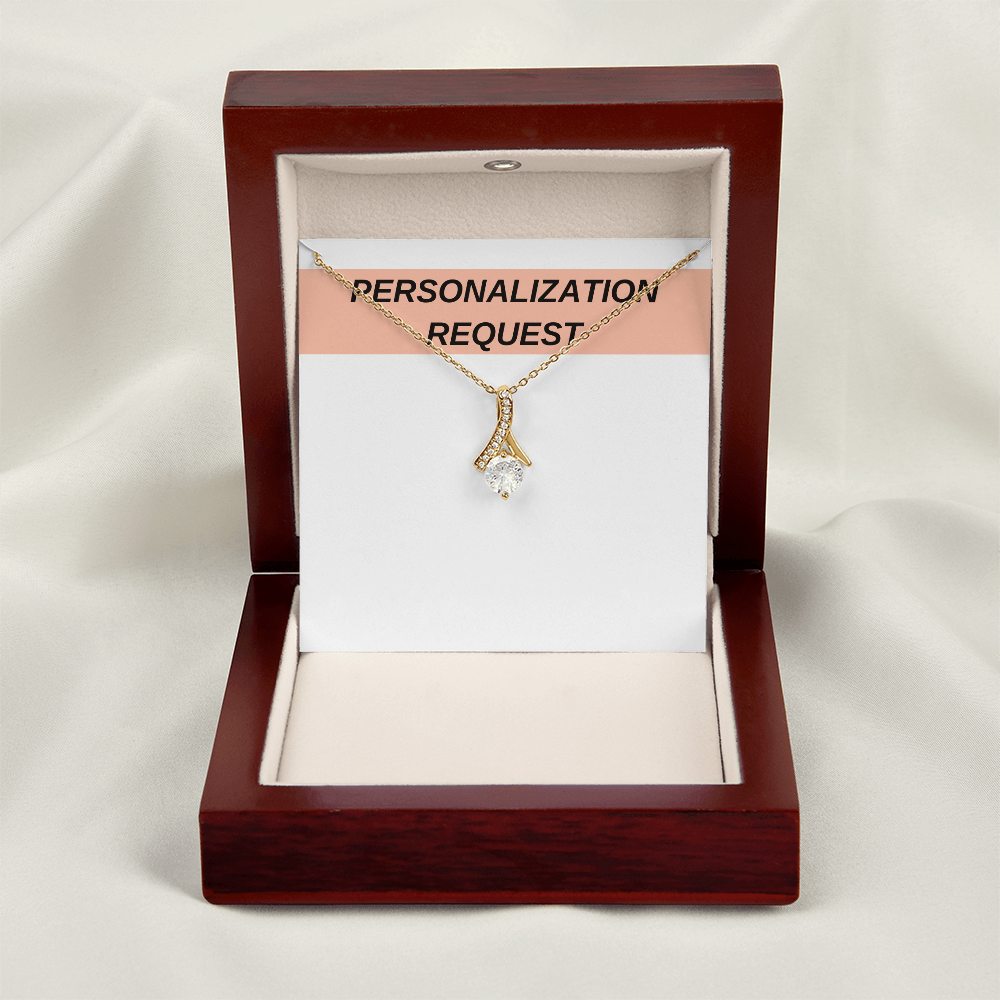 [PERSONALIZED] Alluring Beauty Necklace Gift Set - AWSW
