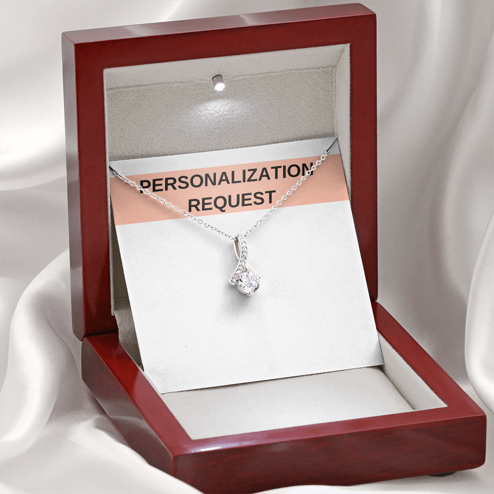 [PERSONALIZED] Alluring Beauty Necklace Gift Set - AWSW